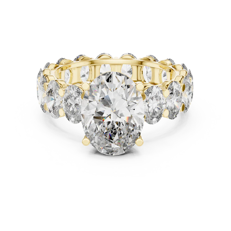 The Everlasting Grace Ring with Oval Diamond