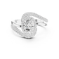 Oval Radiance Twist Engagement Ring - Seraphine Jewels