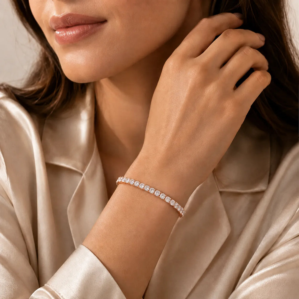 The Diamond Symphony Round Diamond Bracelet