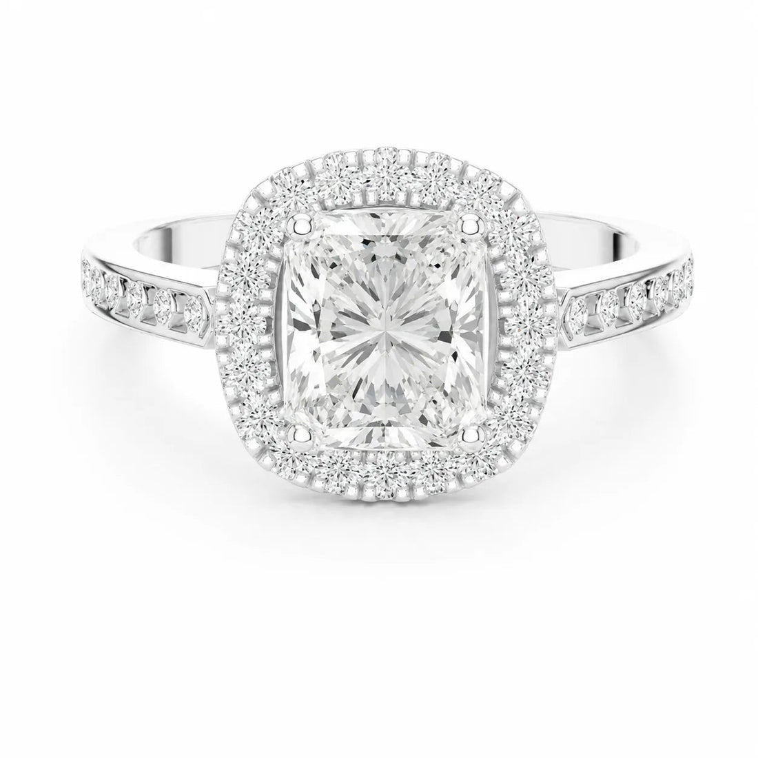 Dreamlight Diamond Affair Ring – Round (925 Sterling Silver)