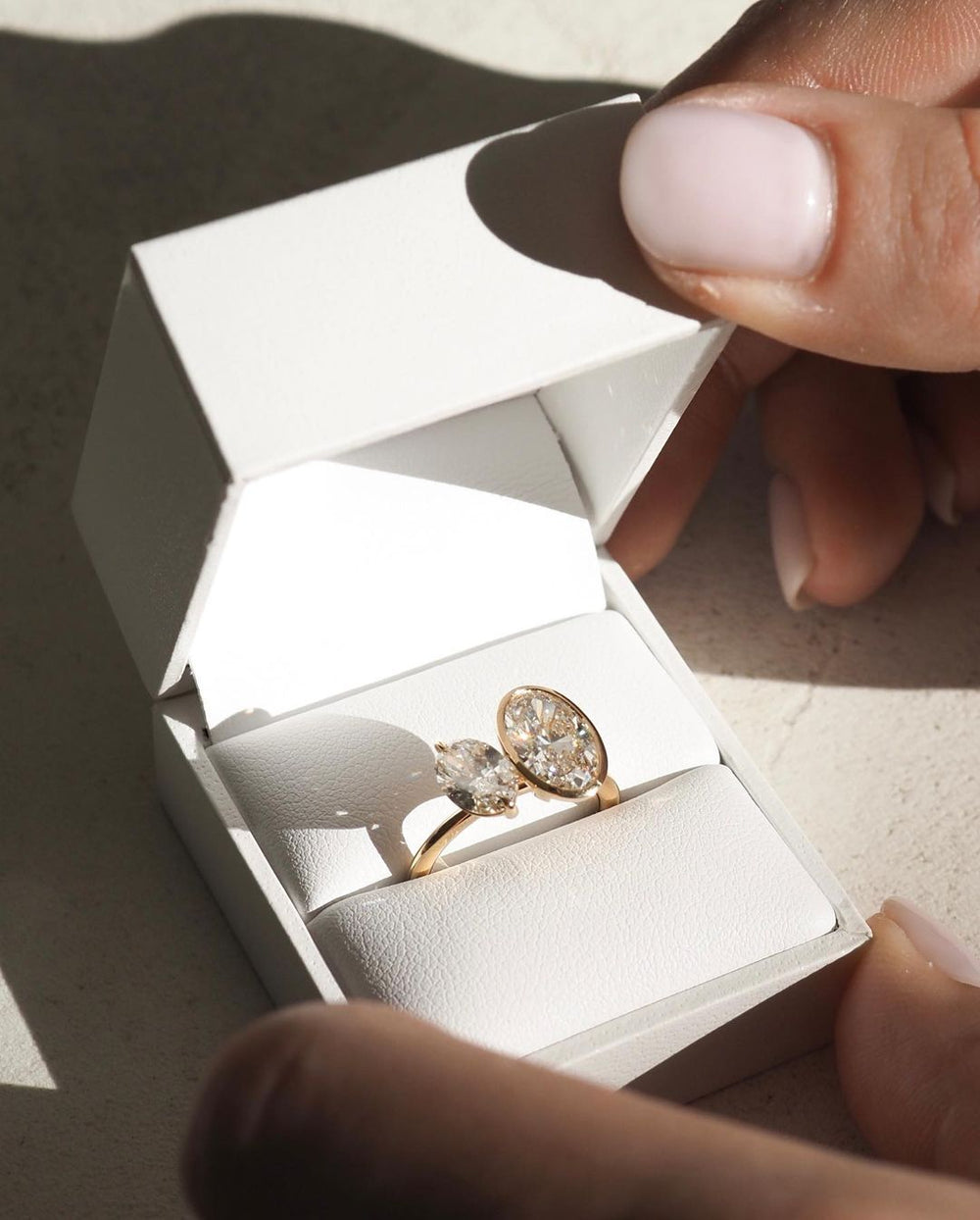 Oval Cut Labgrown Engagement Ring, Oval Cut Ring