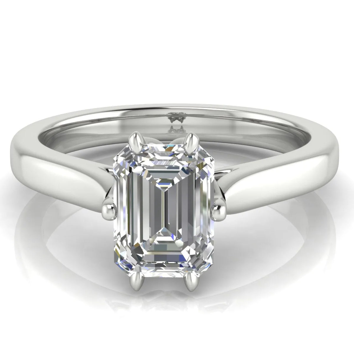 Classic Solitaire Ring with Elegant Center Stone