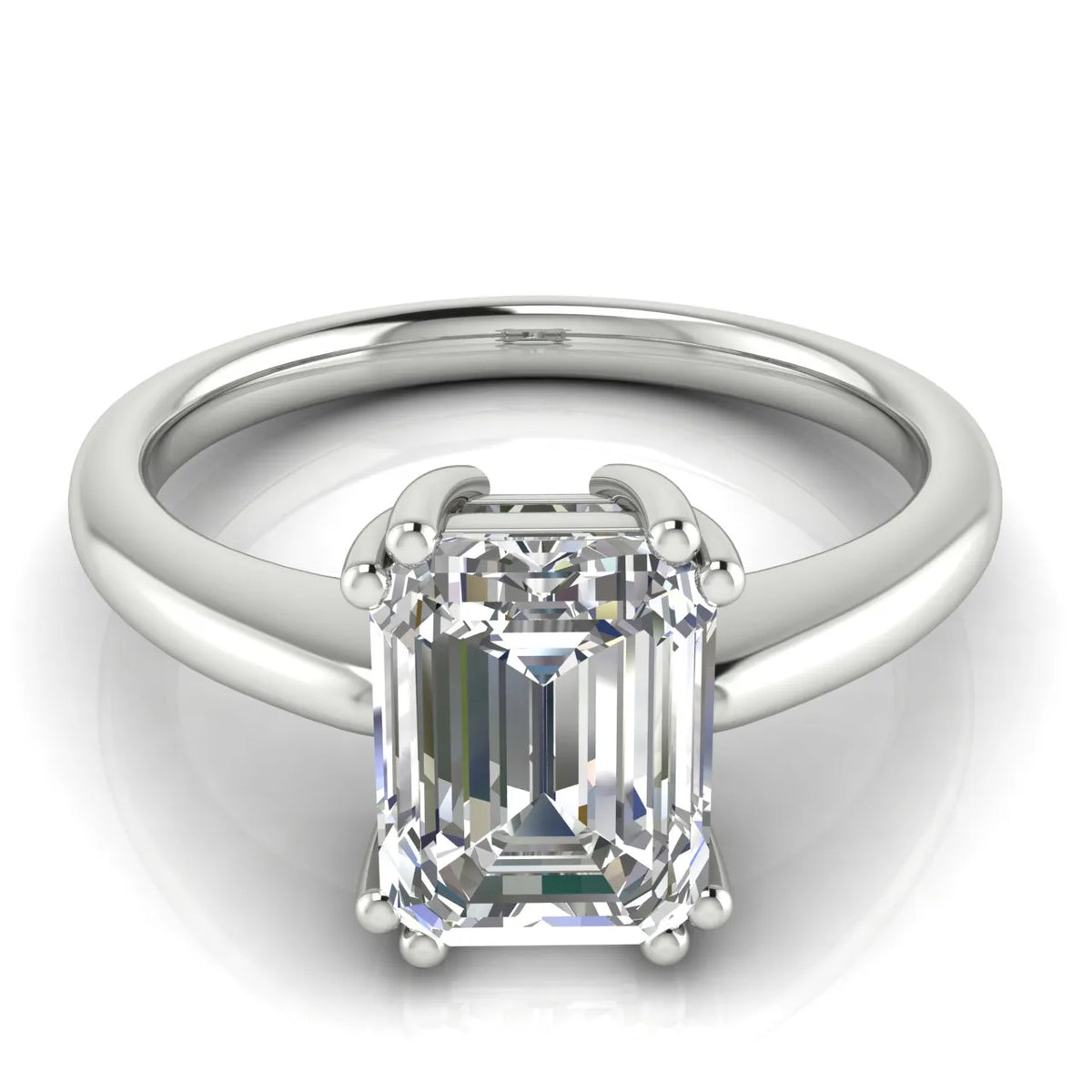 Elegant Solitaire Ring with Classic Prong Setting
