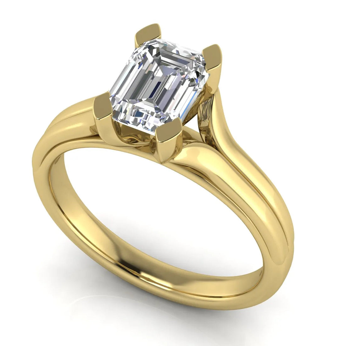 Elegant Solitaire Ring Set with Matching – Round (925 Sterling Silver)