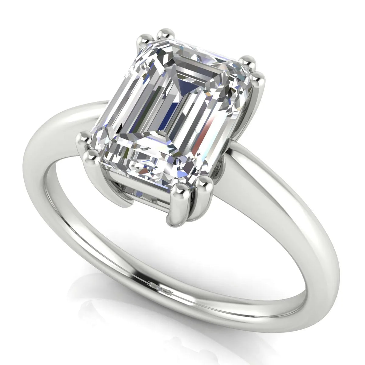 Elegant Solitaire Ring with Classic Prong Setting