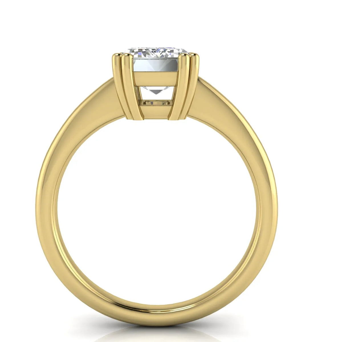 Elegant Solitaire Ring with Classic Prong Setting