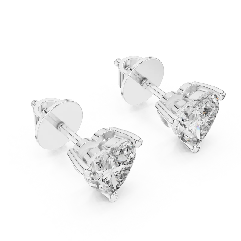 The Eternal Love Studs earring – (925 Sterling Silver) – Round (925 Sterling Silver)