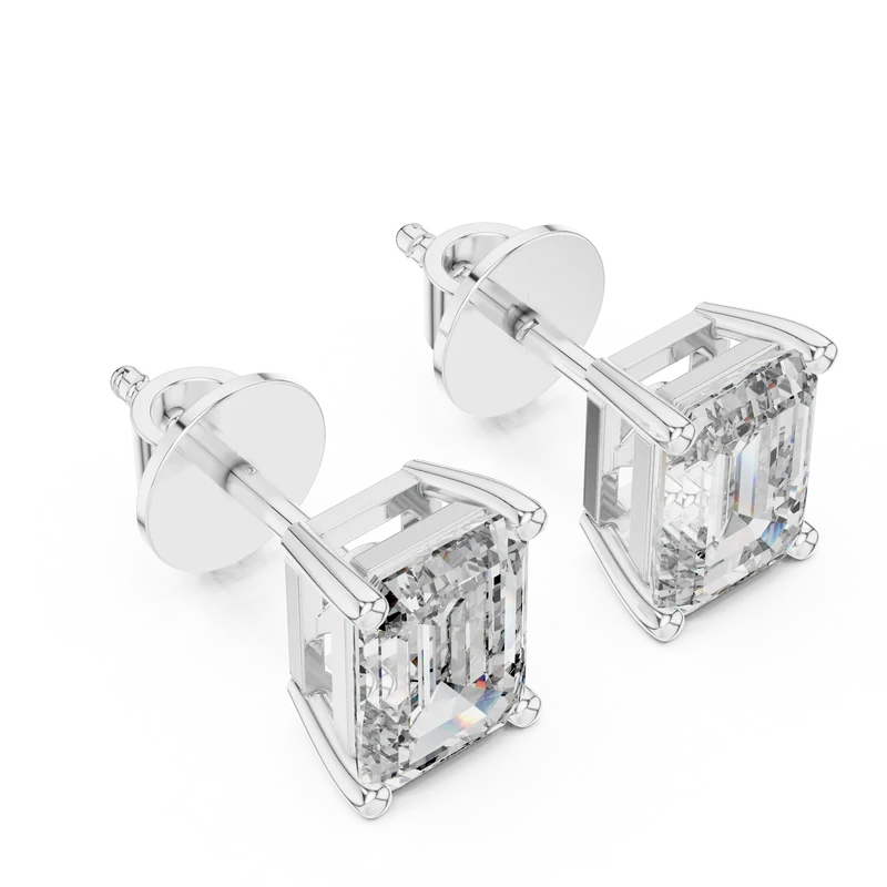The Classic Brilliance Studs earring – (925 Sterling Silver) – Round (925 Sterling Silver)