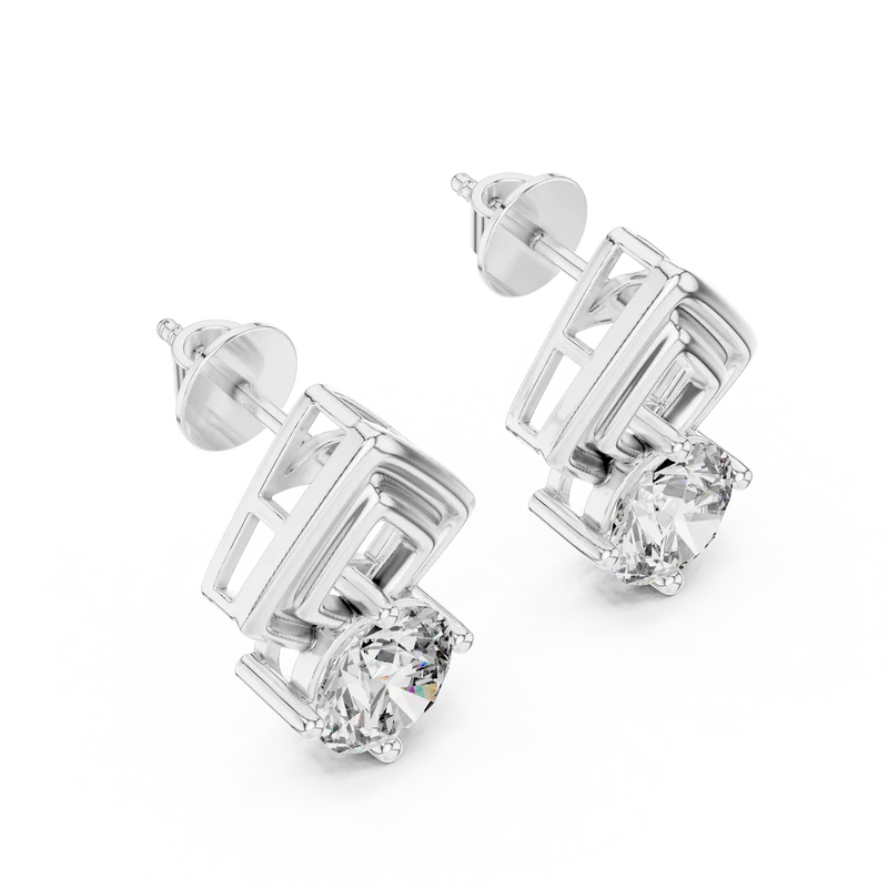 The Diamond Horizon Studs earring