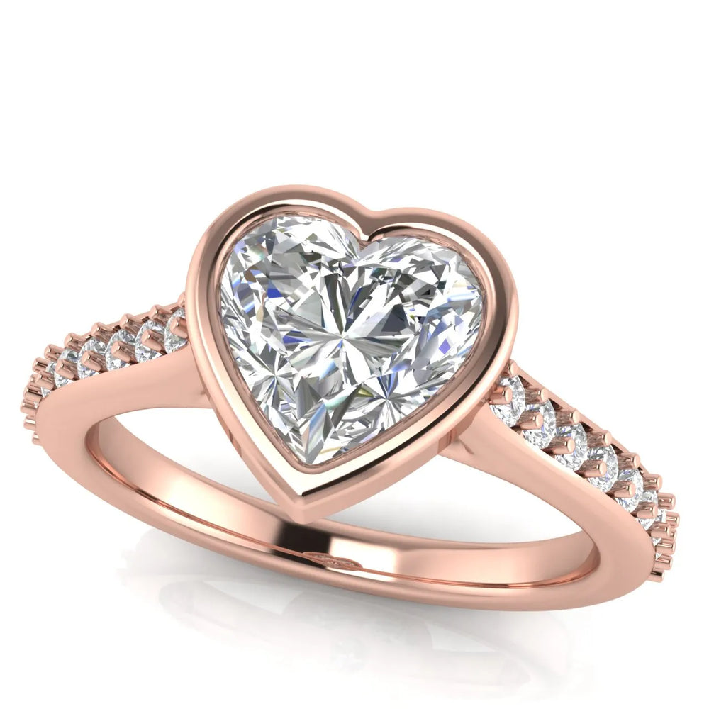 Elegant Bezel-Set Accent Ring