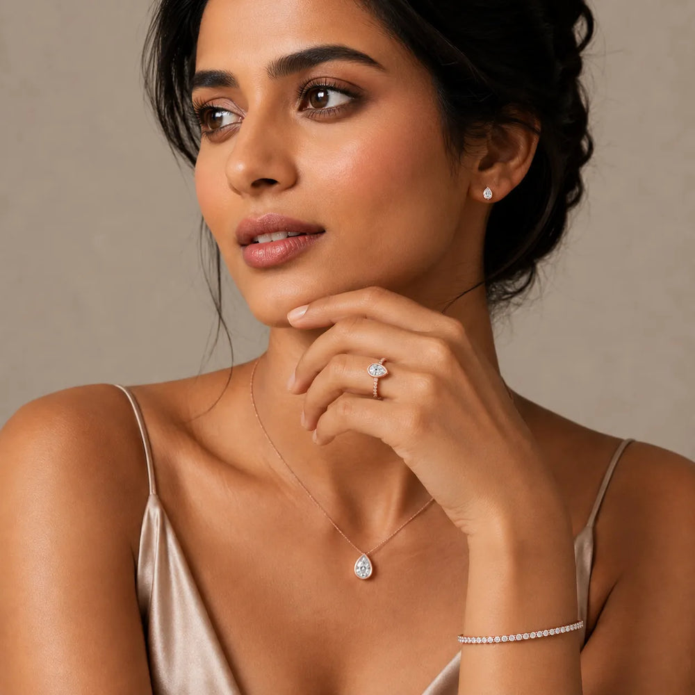Elegant Bezel-Set Accent Ring