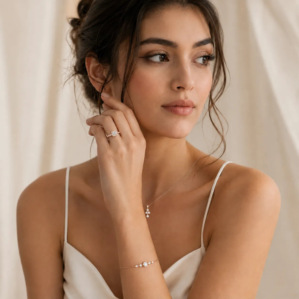 Elegant Bezel-Set Accent Ring
