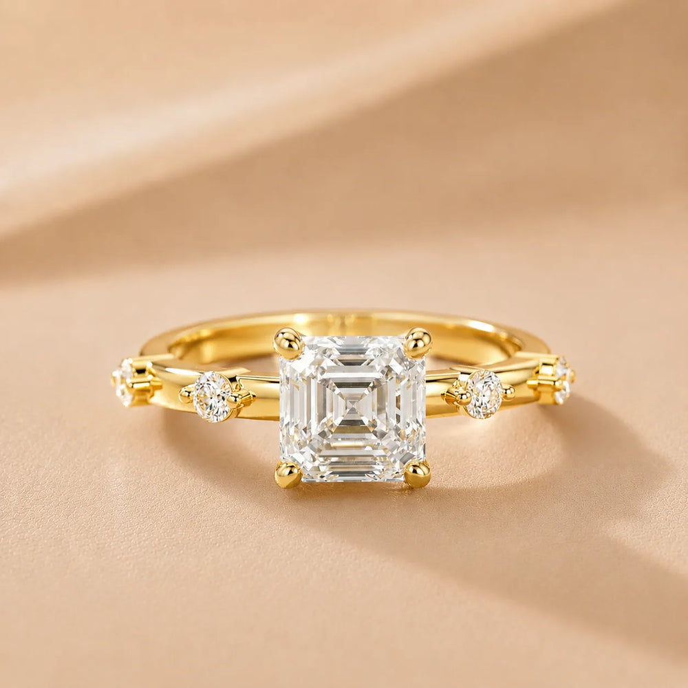 Elena Radiance Oval Diamond Engagement Ring