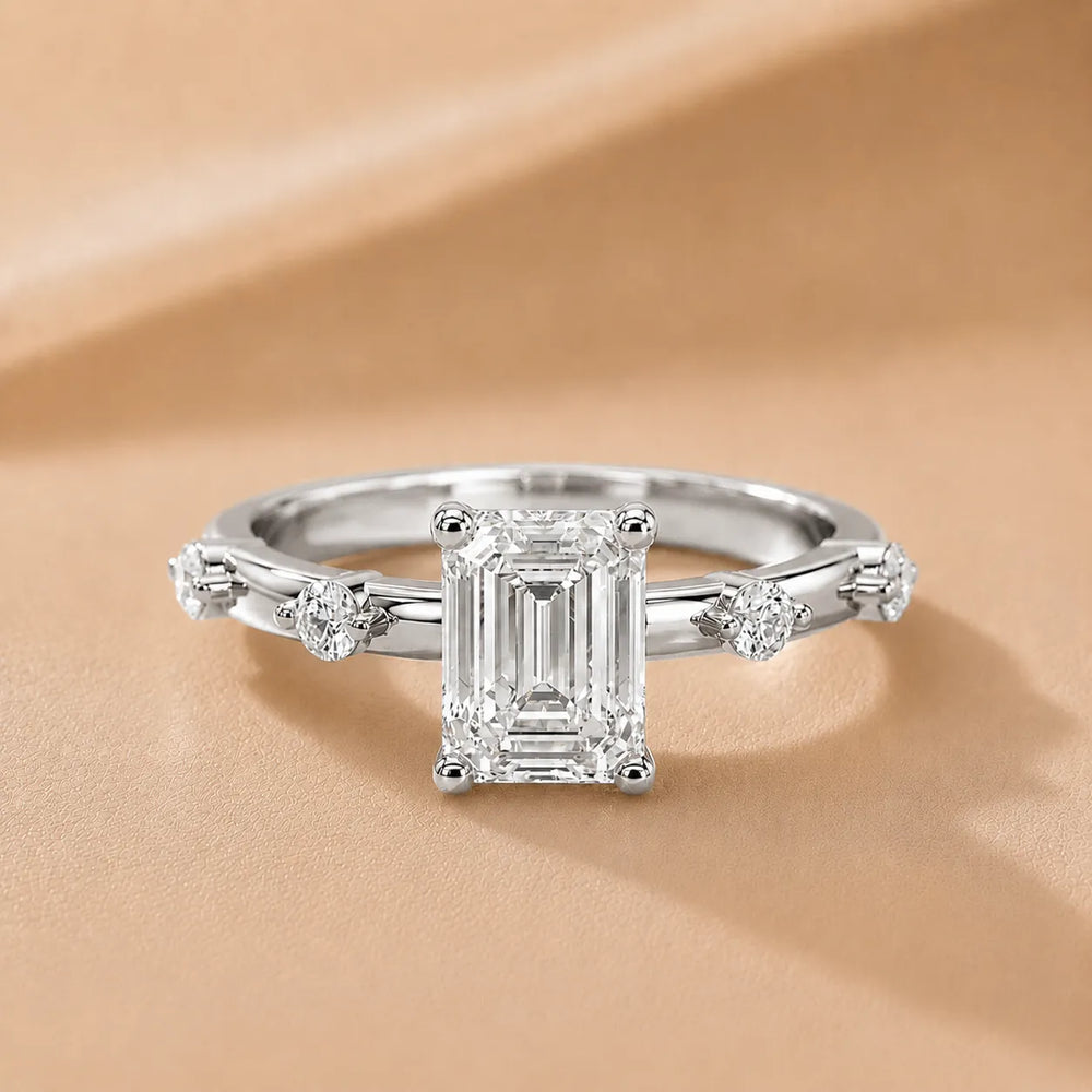 Elena Radiance Oval Diamond Engagement Ring