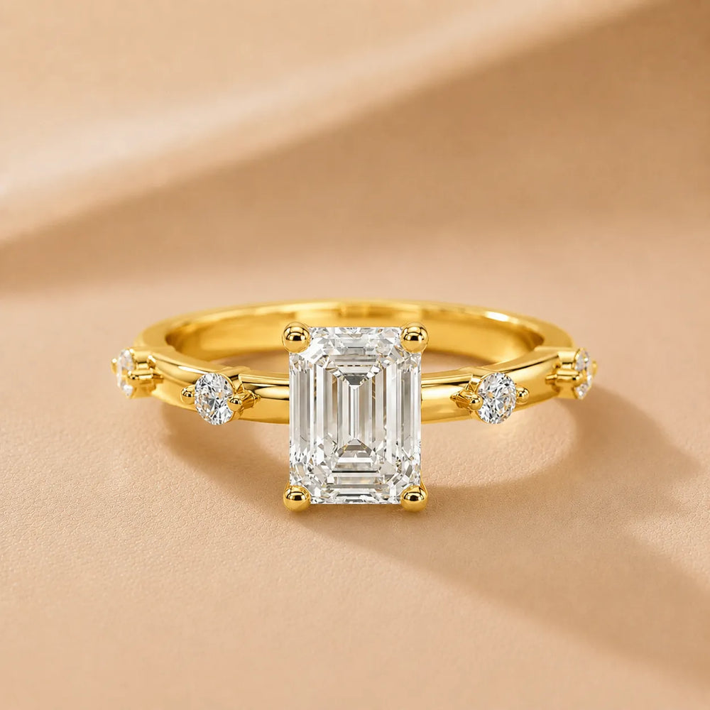 Elena Radiance Oval Diamond Engagement Ring