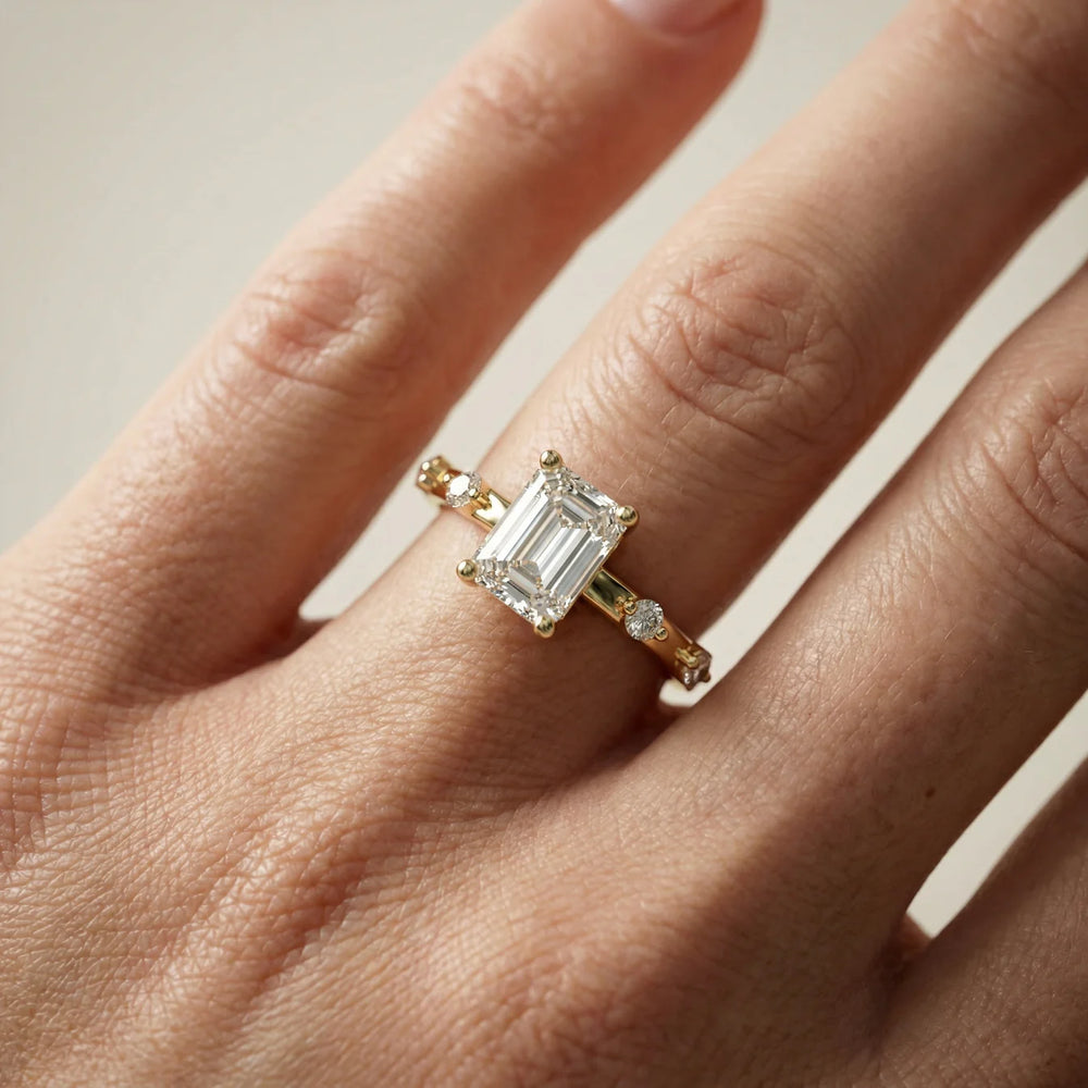 Elena Radiance Oval Diamond Engagement Ring