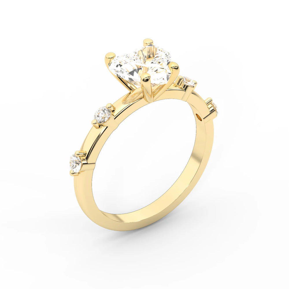 Elena Radiance Oval Diamond Engagement Ring