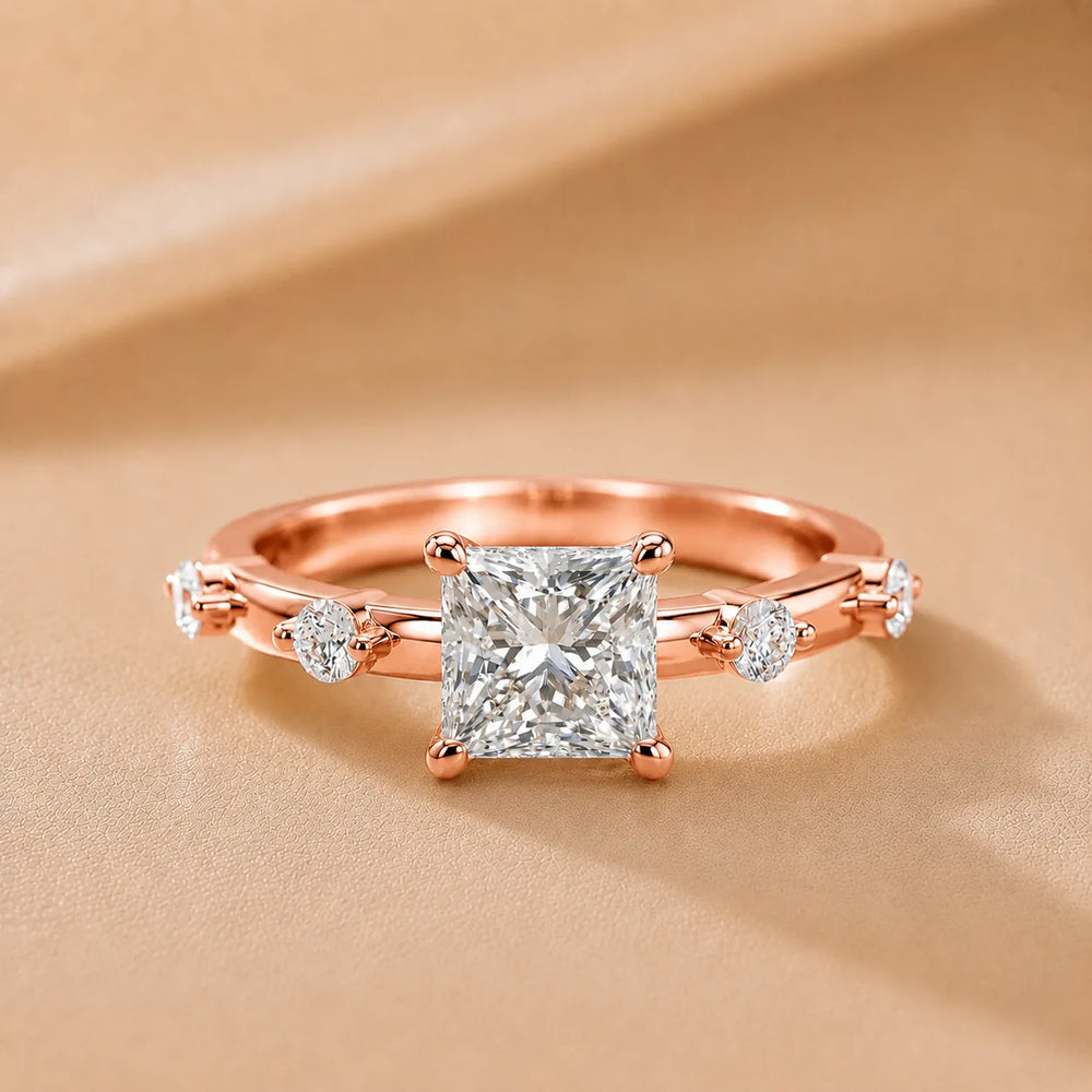 Elena Radiance Oval Diamond Engagement Ring