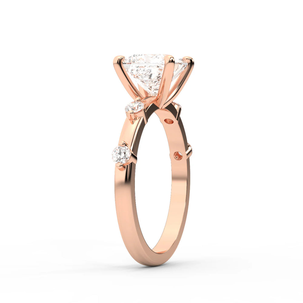 Elena Radiance Oval Diamond Engagement Ring