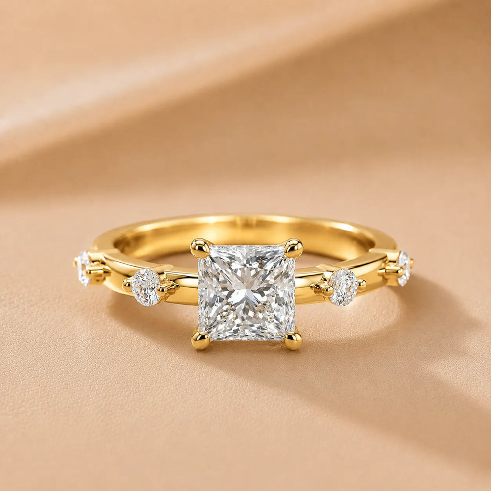 Elena Radiance Oval Diamond Engagement Ring