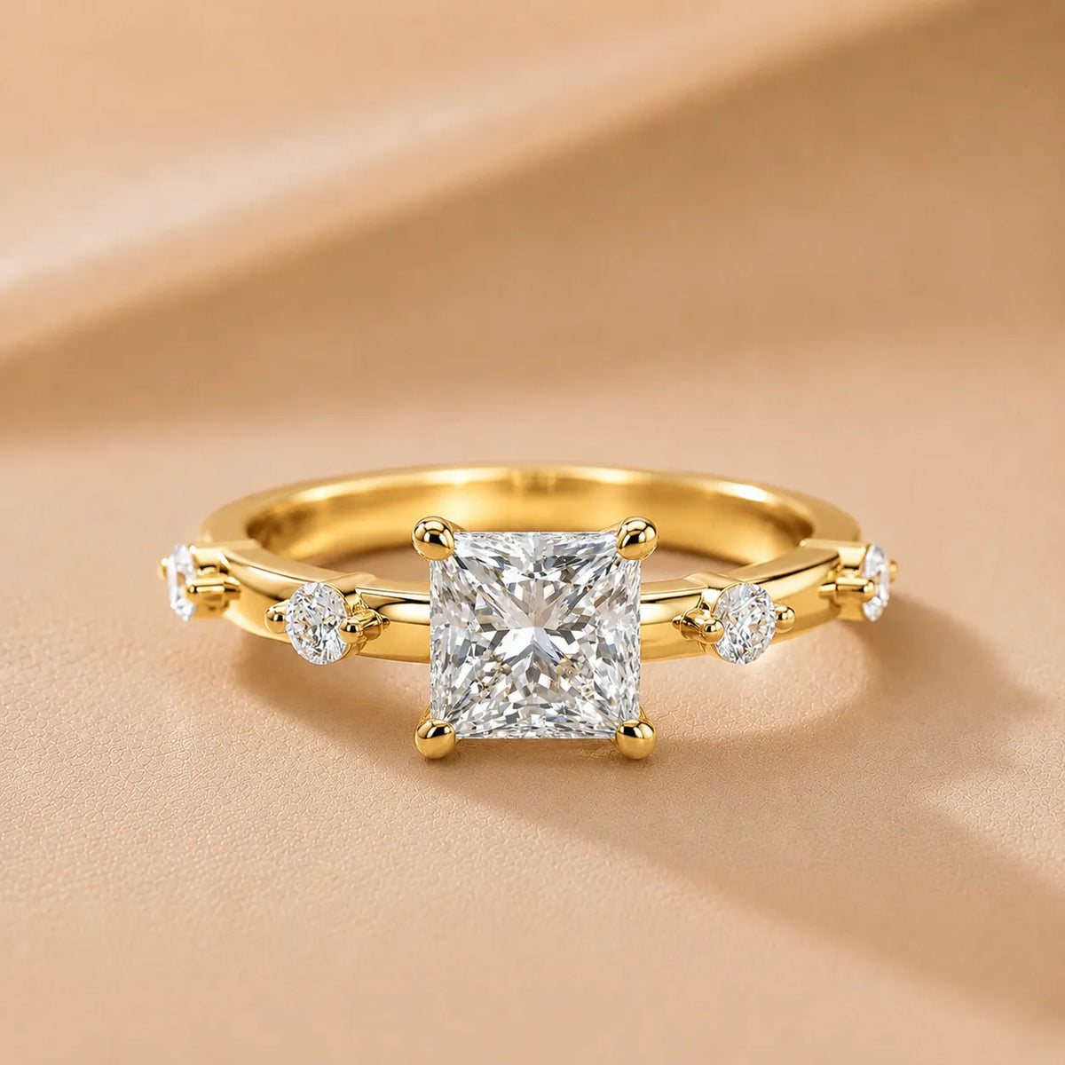 Elena Radiance Oval Diamond Engagement Ring
