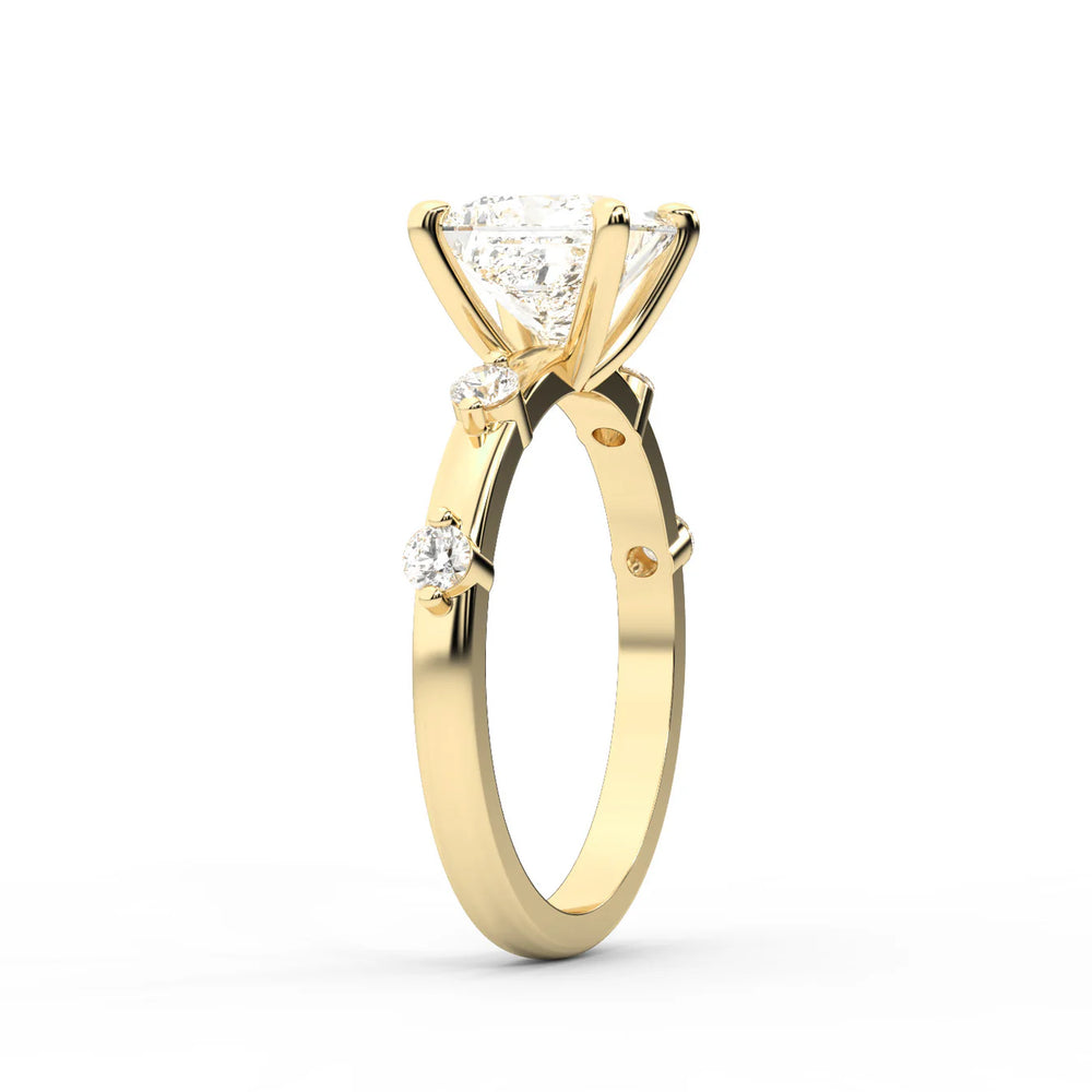 Elena Radiance Oval Diamond Engagement Ring