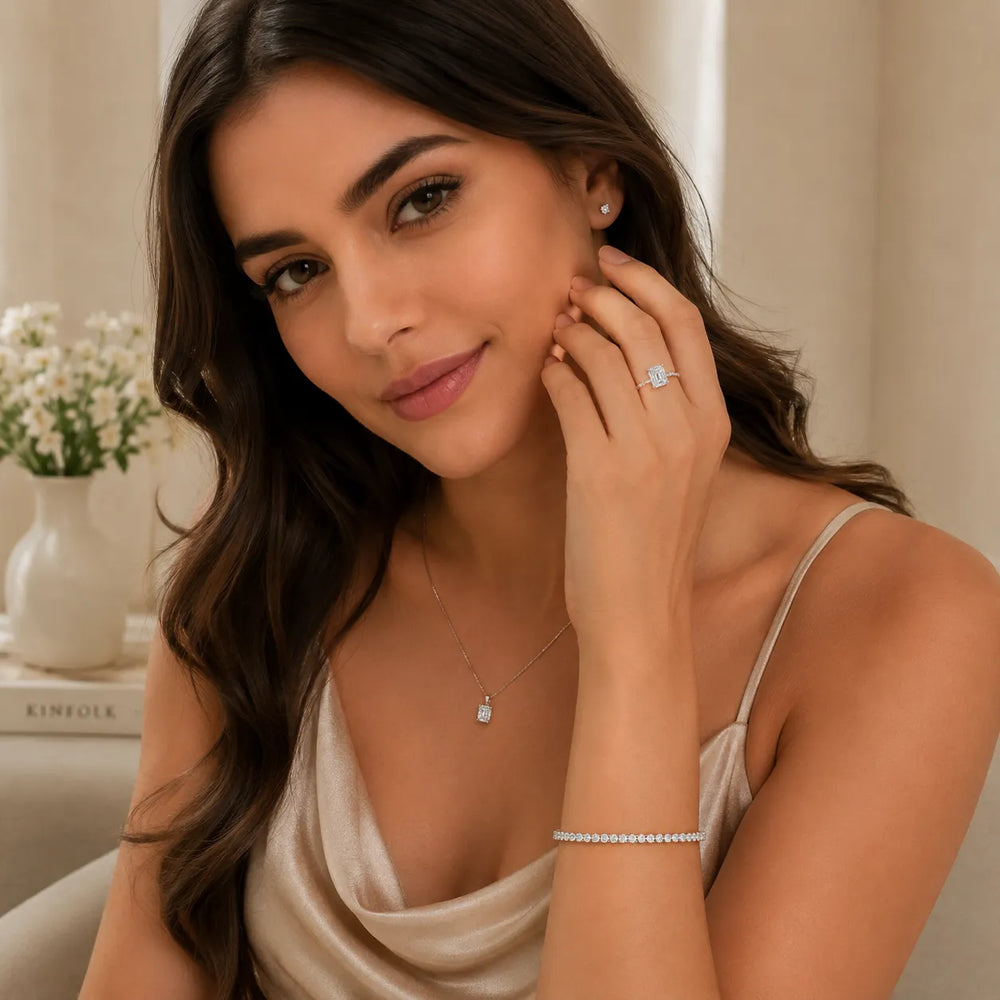 Elena Radiance Oval Diamond Engagement Ring