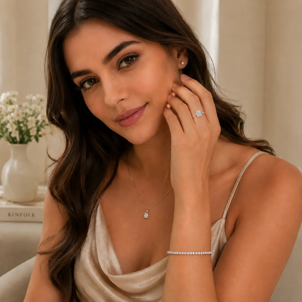 Elena Radiance Oval Diamond Engagement Ring