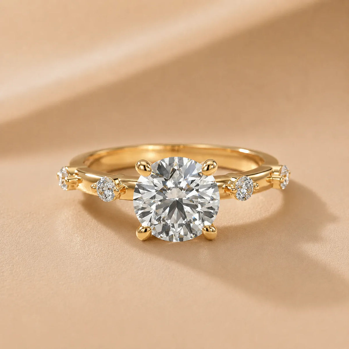 Elena Radiance Oval Diamond Engagement Ring