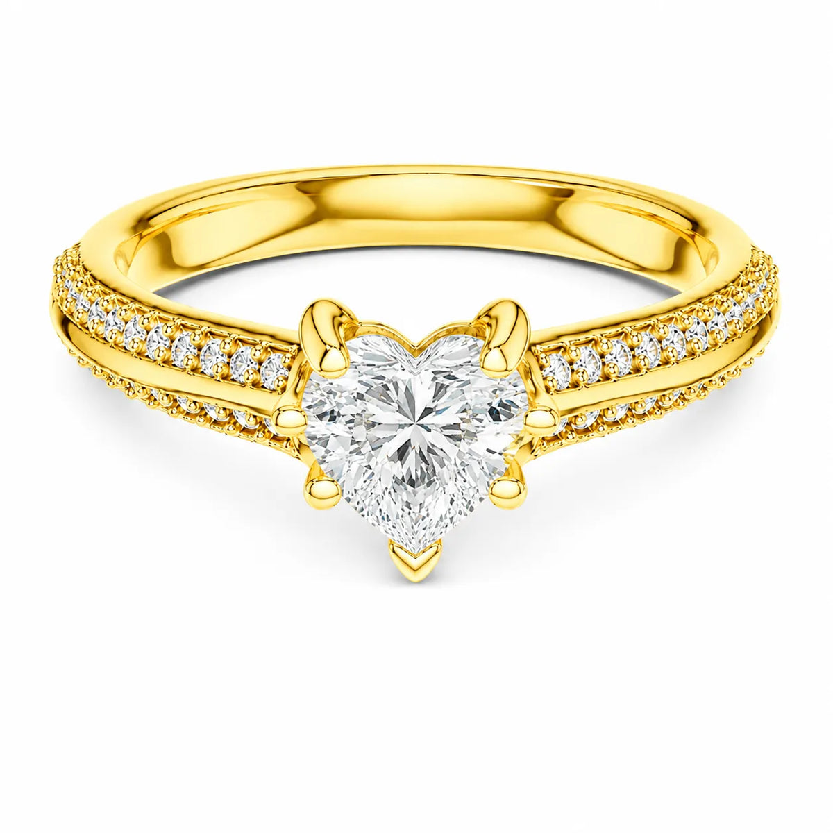 Enchanted Duo Ring & Round Solitaire Diamond Ring