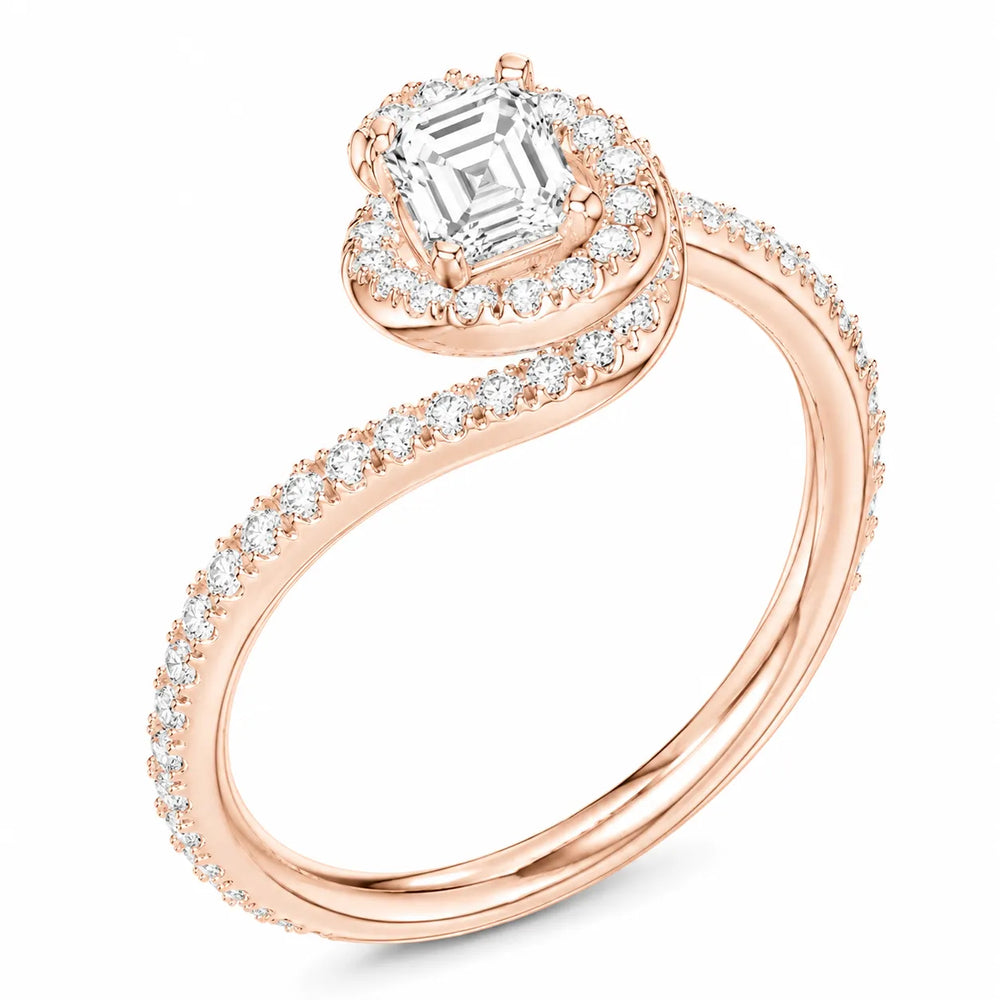 Eternal Halo Twisted Ring