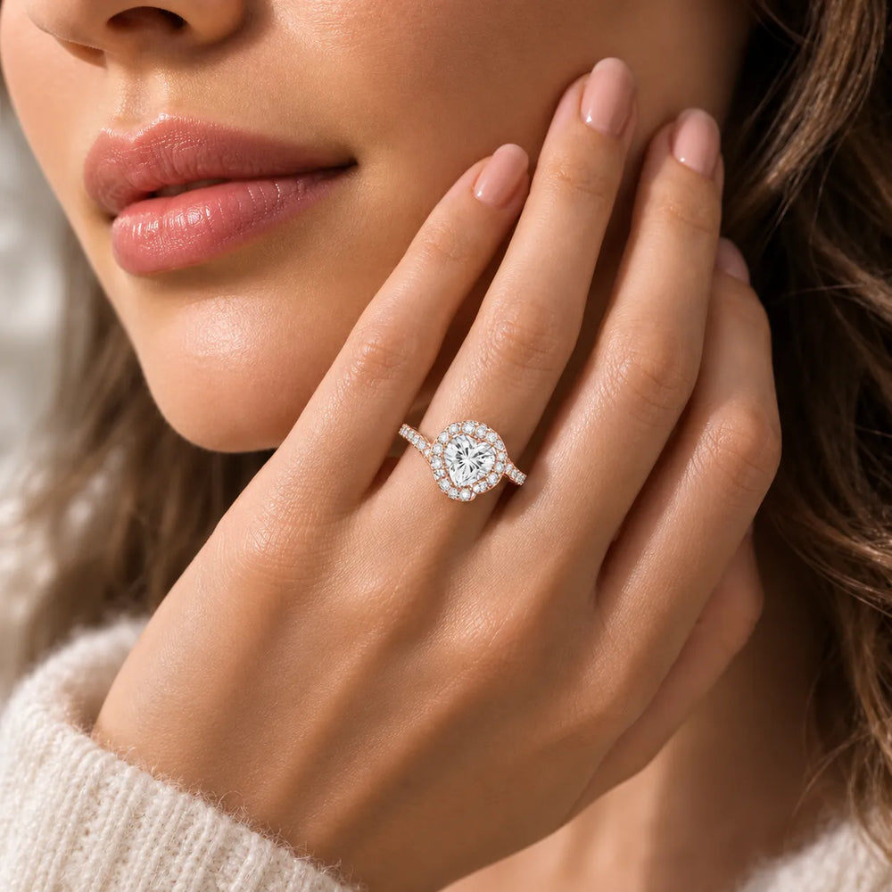 Eternal Halo Twisted Ring