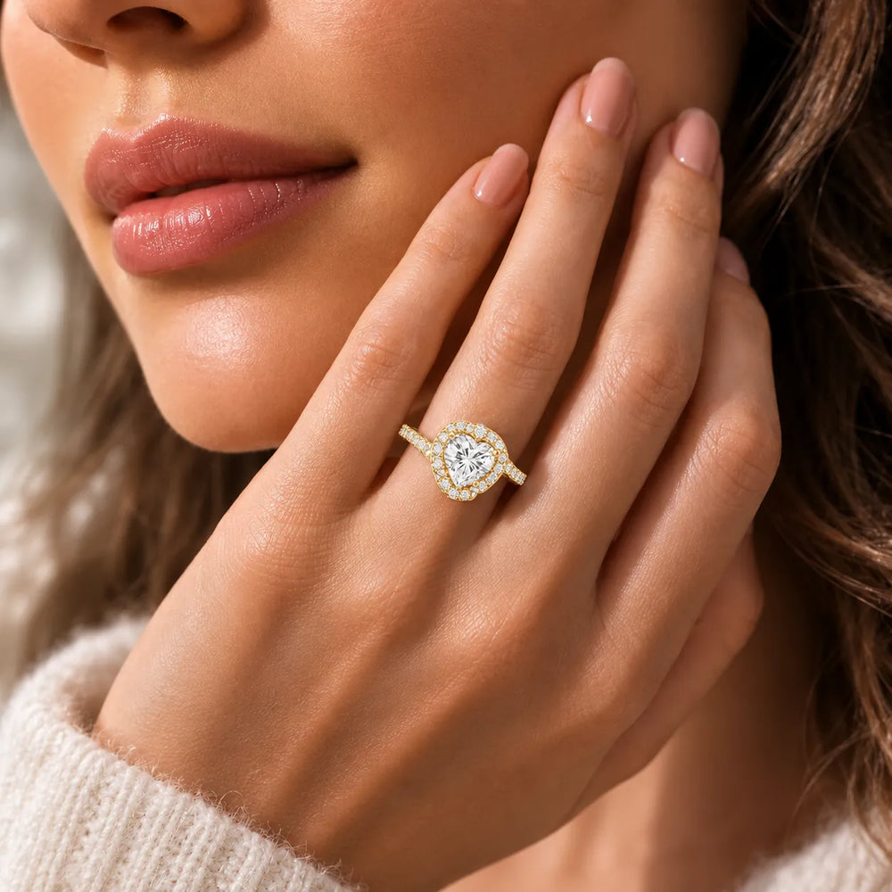 Eternal Halo Twisted Ring