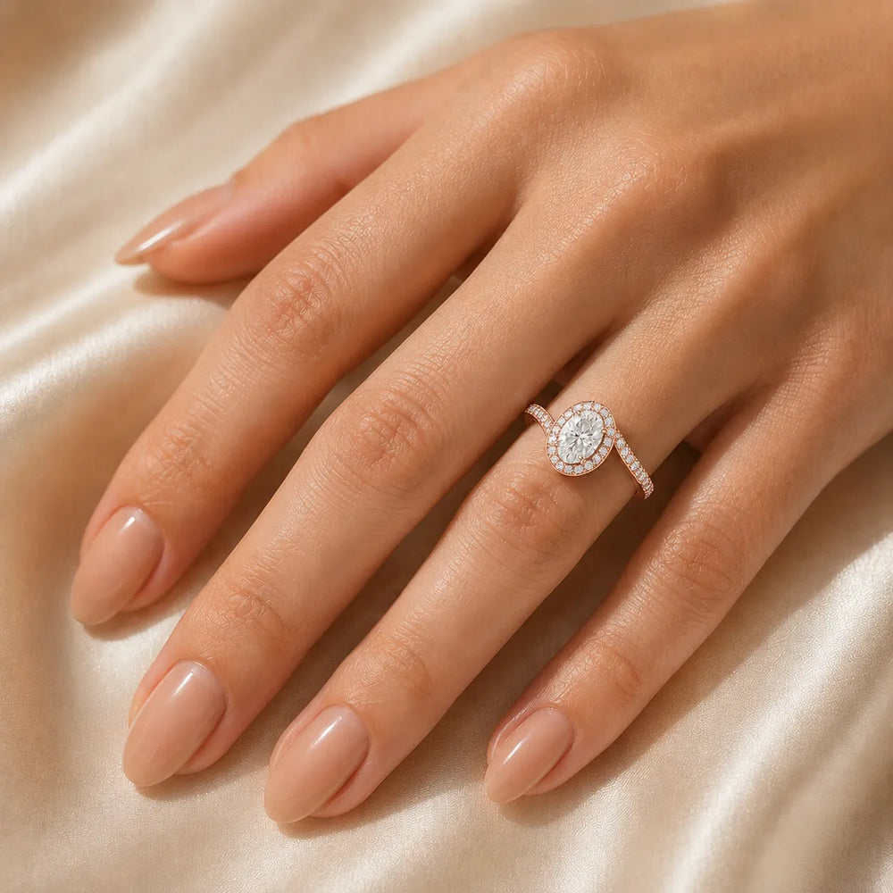 Eternal Halo Twisted Ring