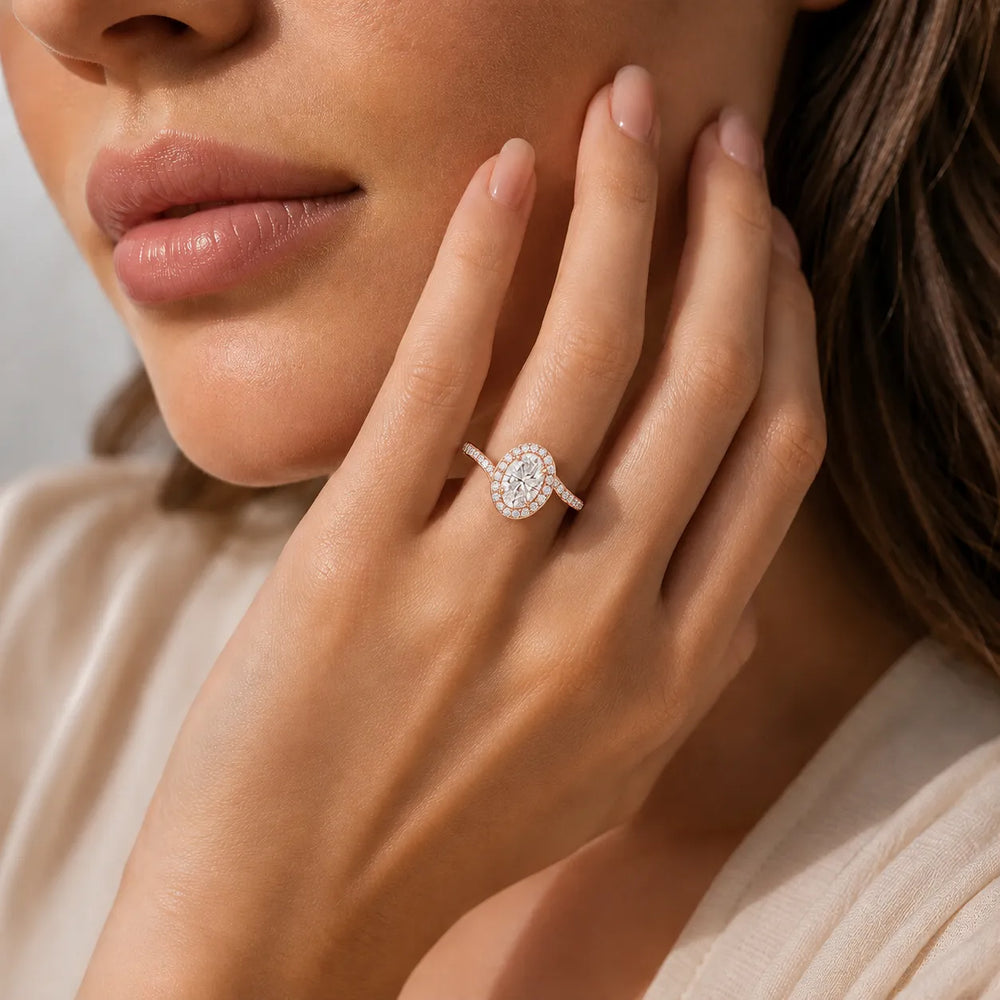 Eternal Halo Twisted Ring