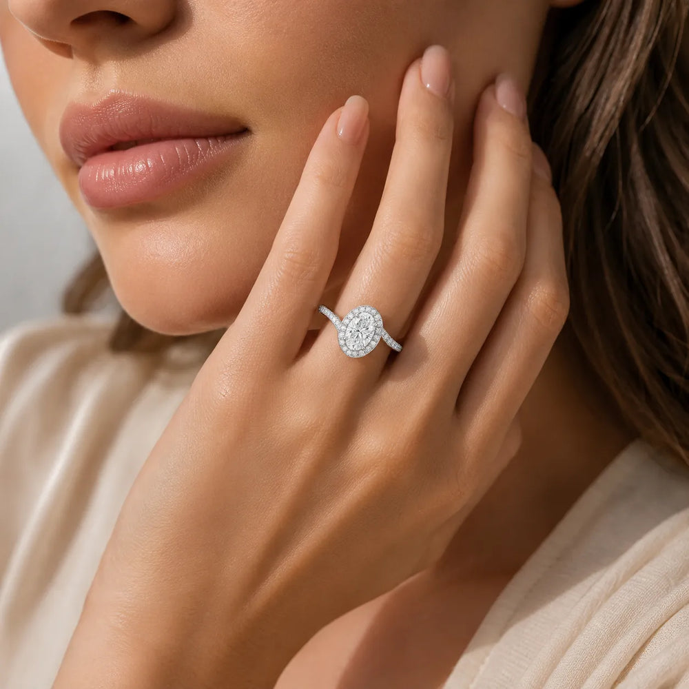 Eternal Halo Twisted Ring