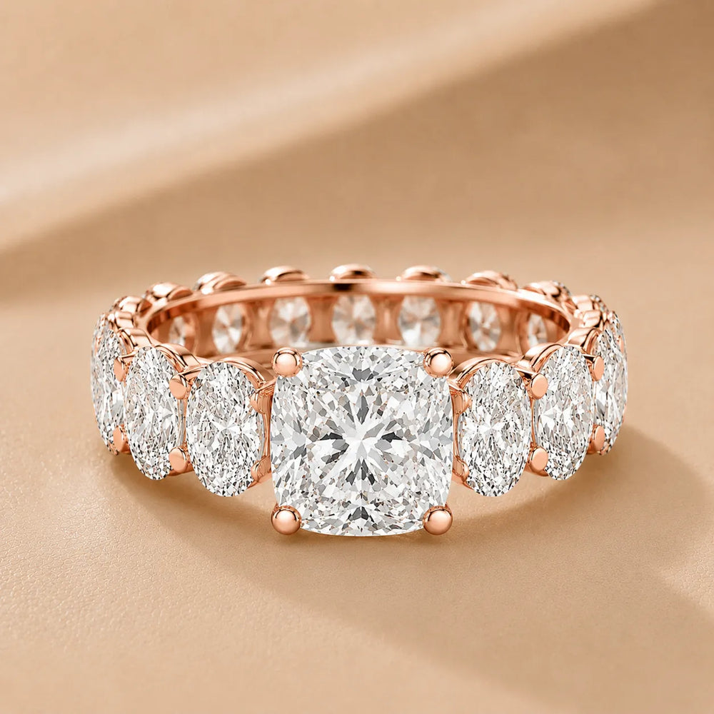 The Everlasting Grace Ring with Oval Diamond