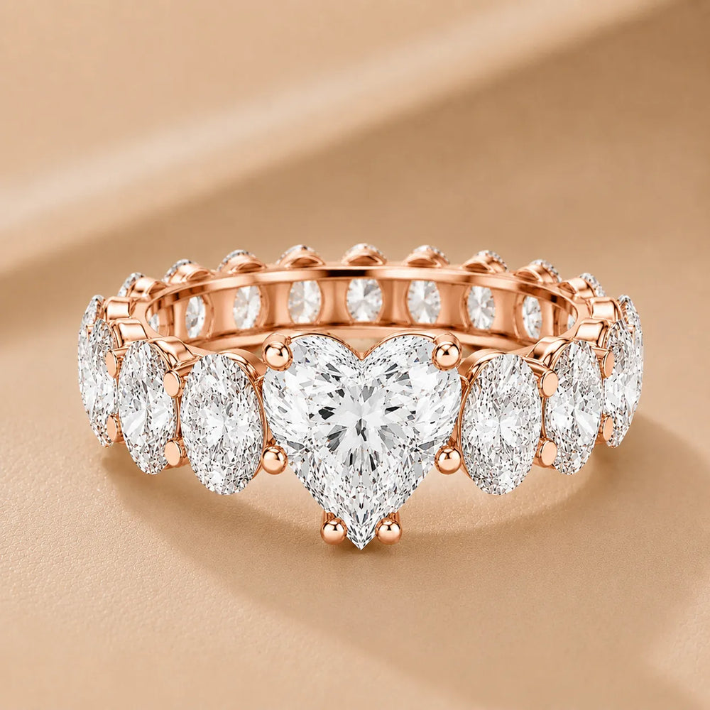The Everlasting Grace Ring with Oval Diamond