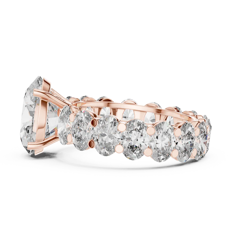 The Everlasting Grace Ring with Oval Diamond