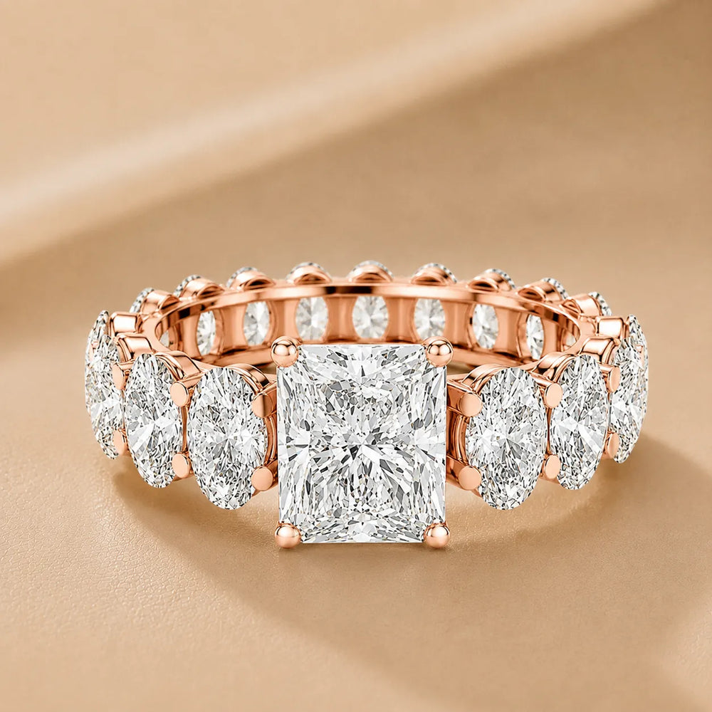 The Everlasting Grace Ring with Oval Diamond