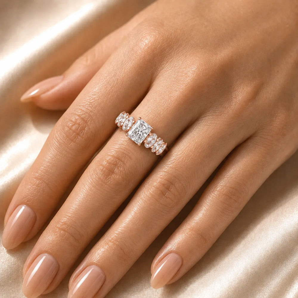 The Everlasting Grace Ring with Oval Diamond