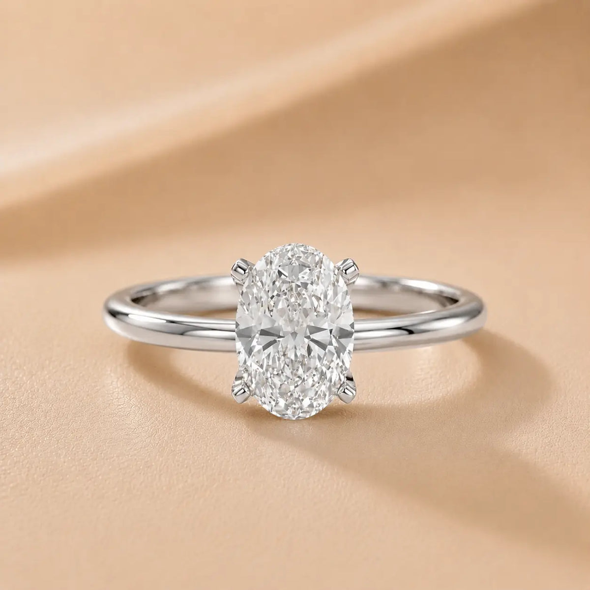 Flora Guardian Solitaire Emerald Diamond Engagement Ring