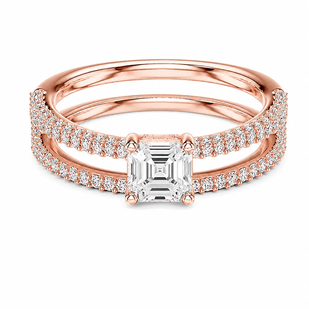 Forever Unity Ring with Round Side Ring
