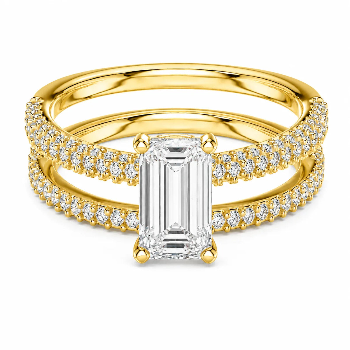Forever Unity Ring with Round Side Ring