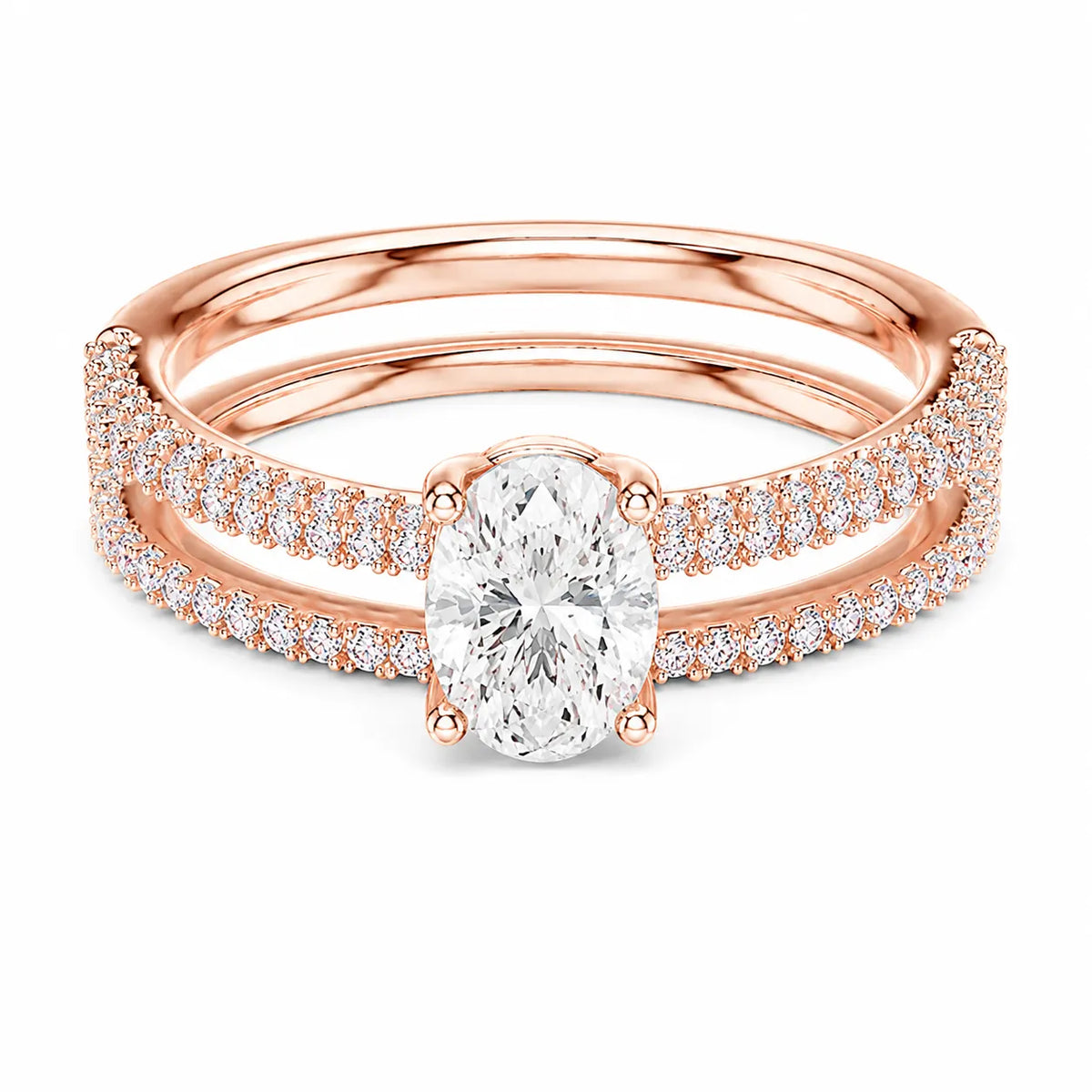 Forever Unity Ring with Round Side Ring