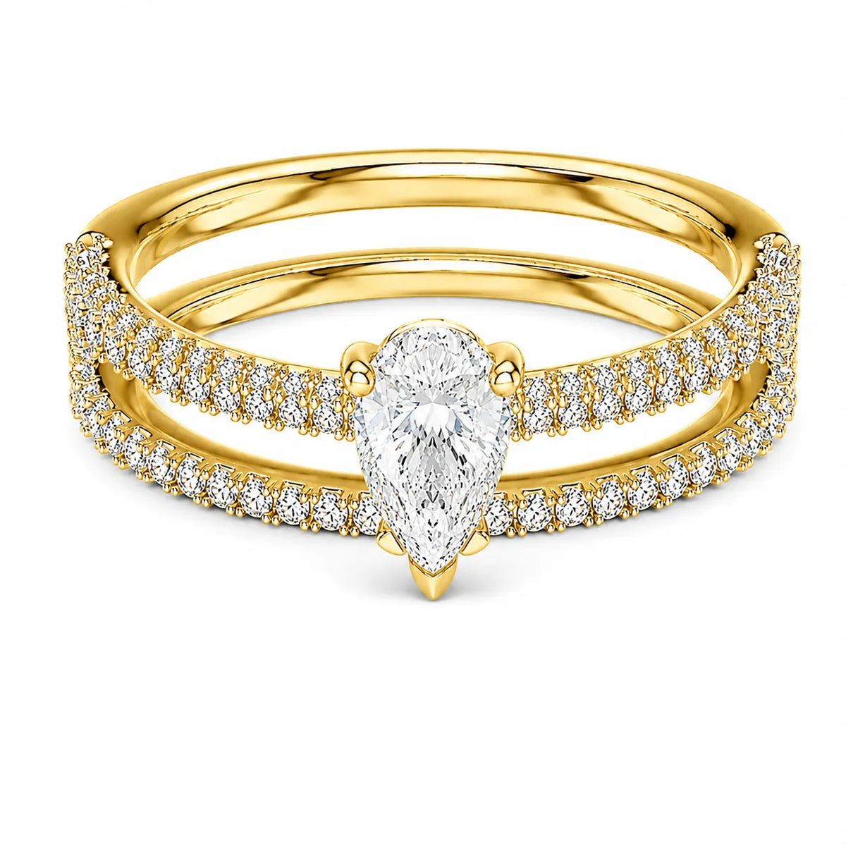 Forever Unity Ring with Round Side Ring