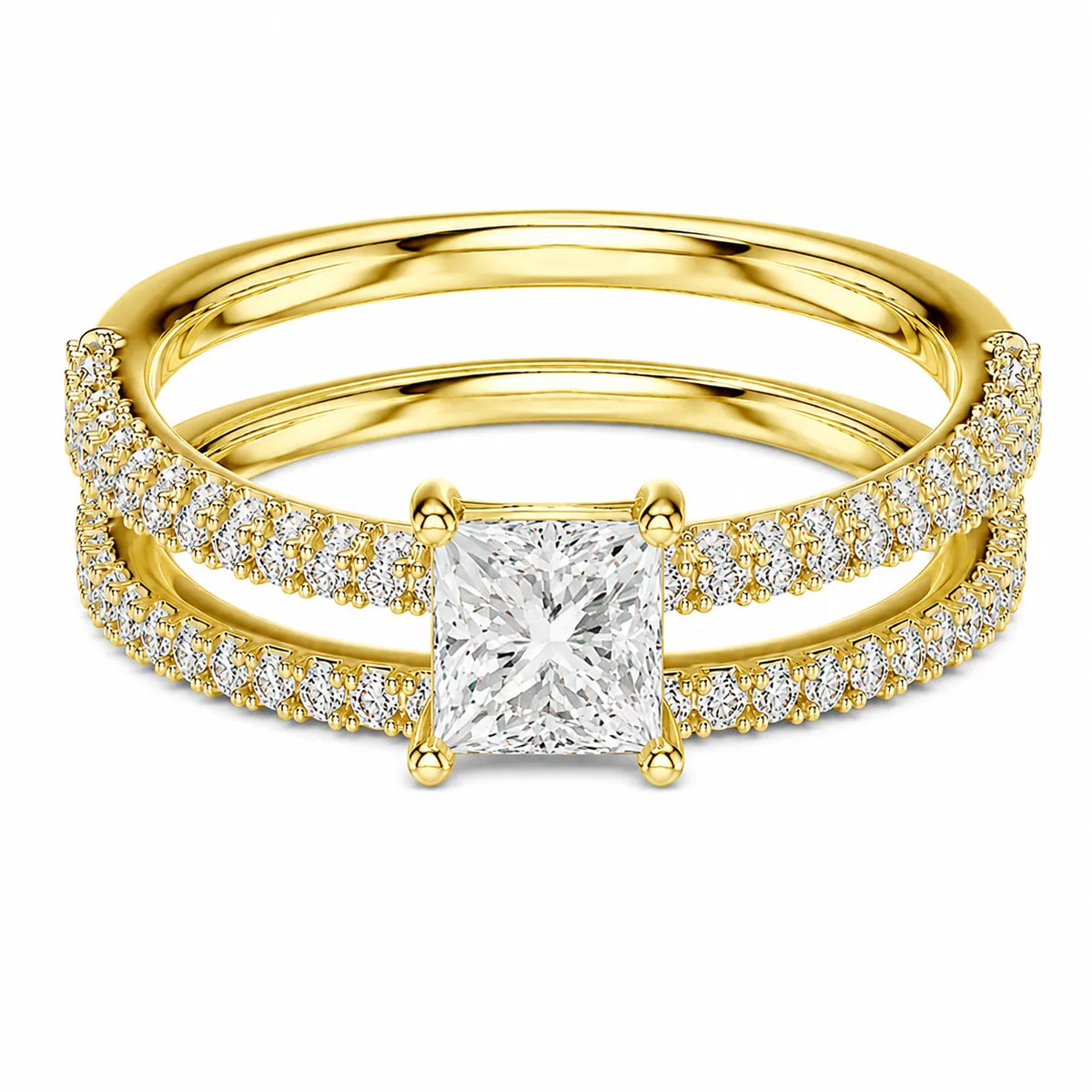 Forever Unity Ring with Round Side Ring