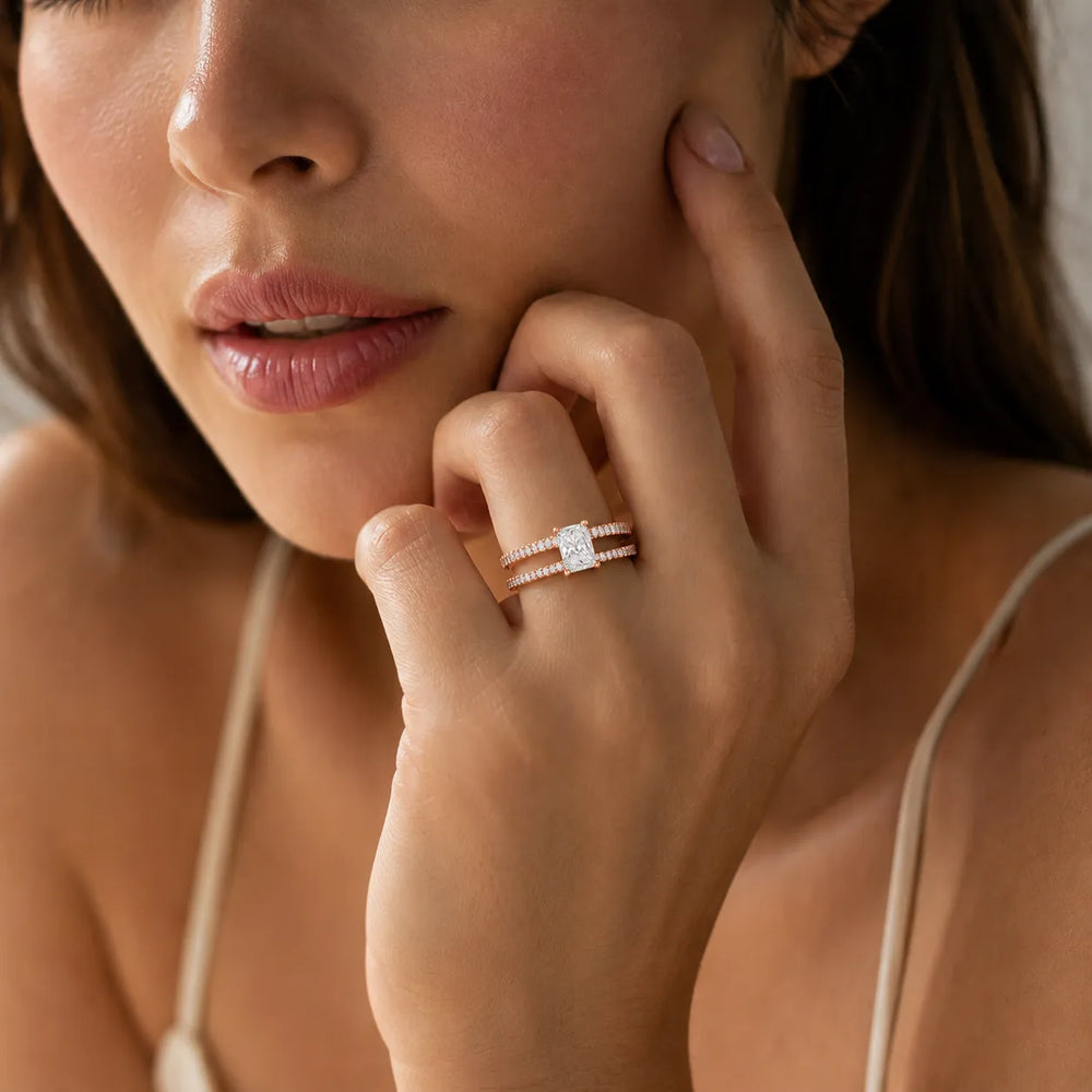 Forever Unity Ring with Side Ring