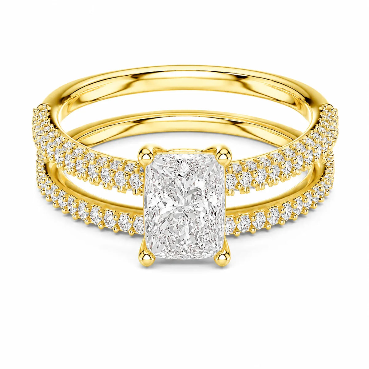Forever Unity Ring with Round Side Ring