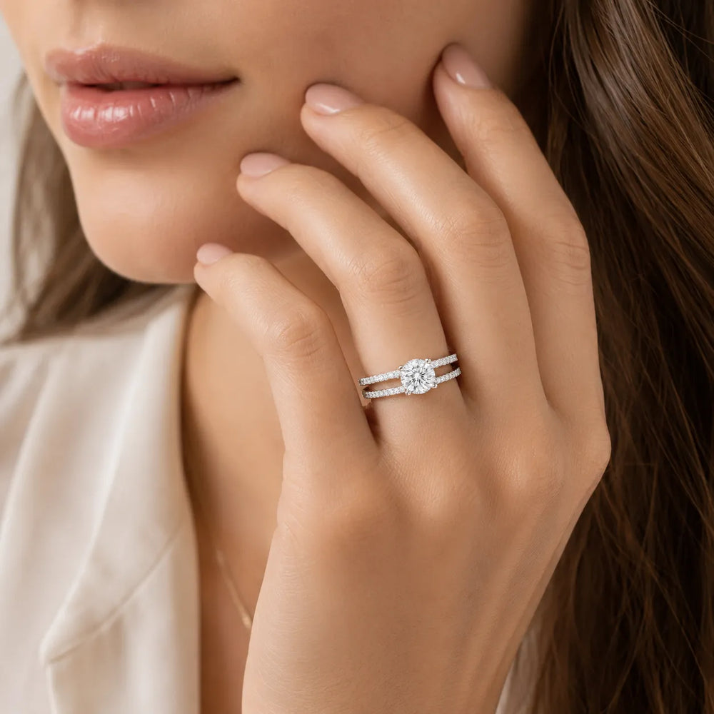 Forever Unity Ring with Side Ring